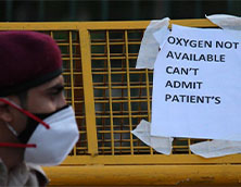 ا كارثة: الهند تنفد من الأكسجين الطبي